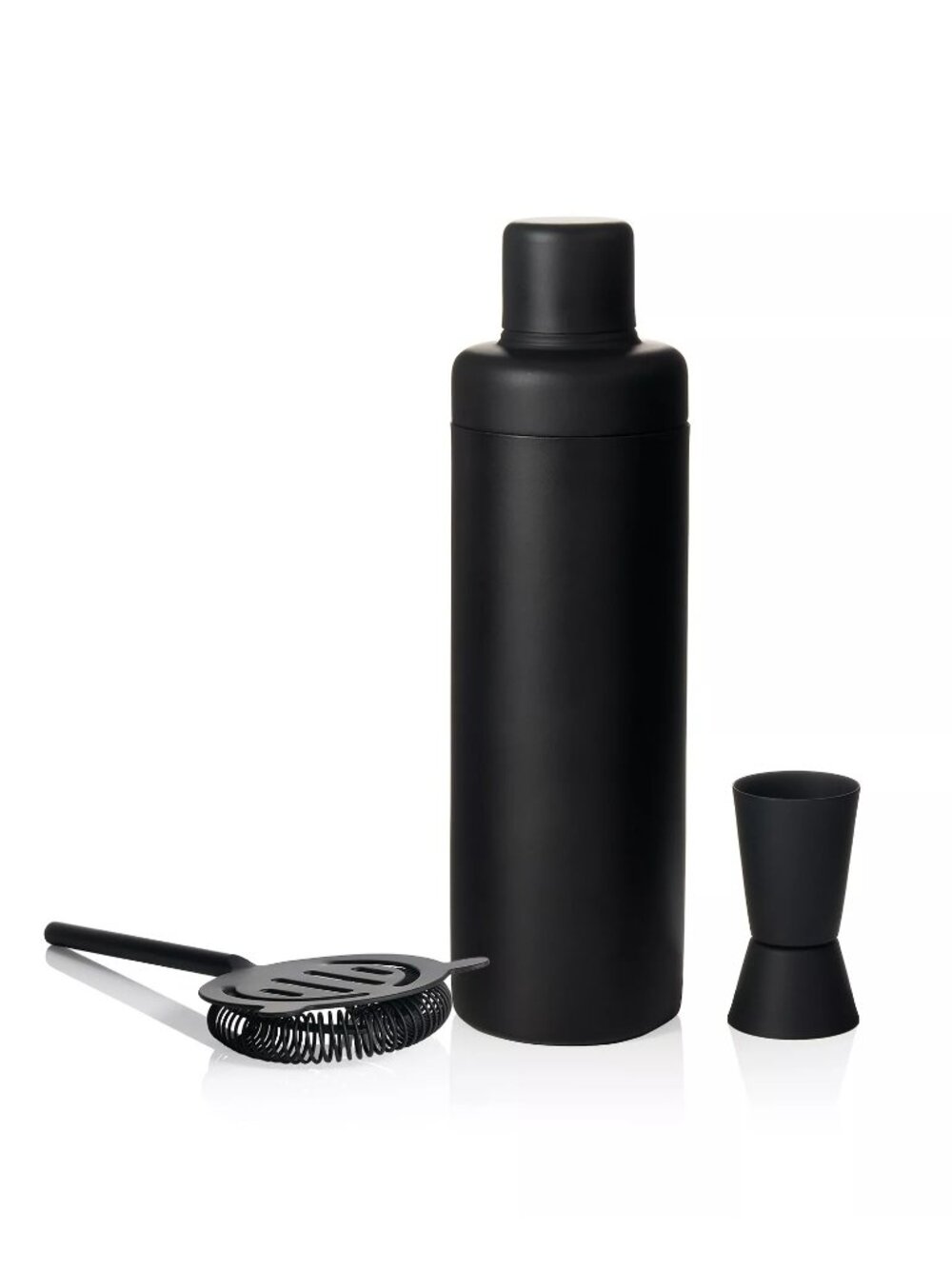 NWB Godinger Ebony Bar Matte Black Set of 3 80 Pcs Available